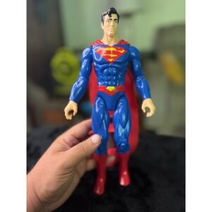 DC Comics Superman Action Figure 12 Inch Classic Blue Suit Red Fabric Cape 10310